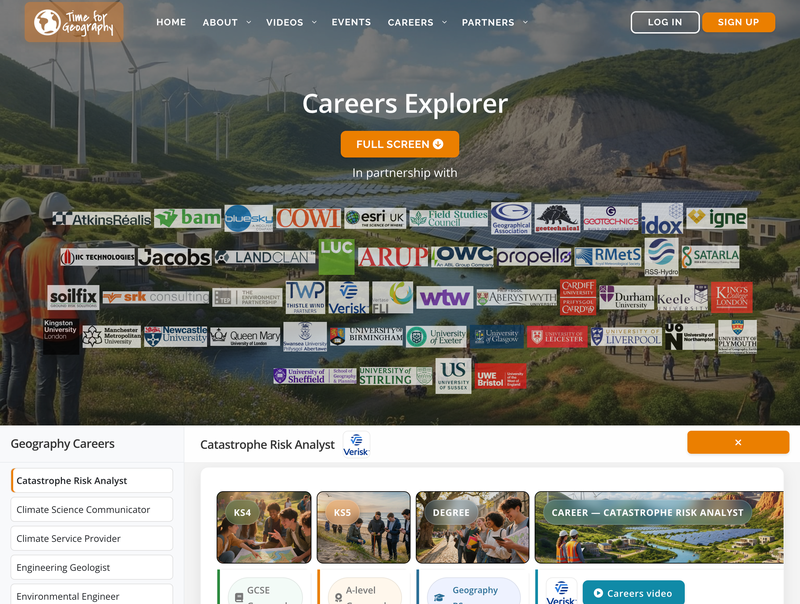 Time for Geography Careers